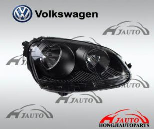 VW Golf V Head Light Black