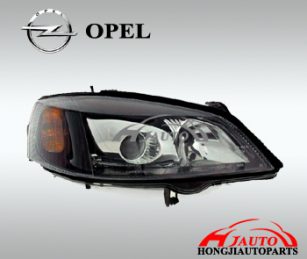 Opel Astra G Xenon Head Lamp black